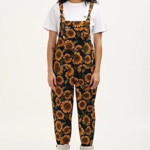 Lucy and Yak Original Dungaree Organic Twill - Sunflower Print